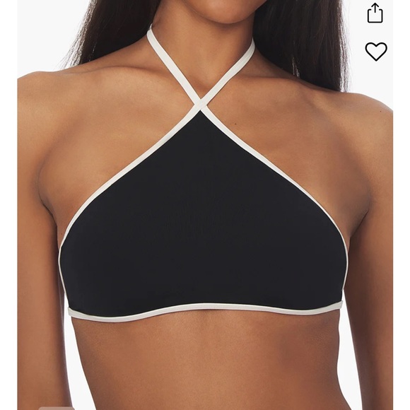 NWT WeWoreWhat High Neck Halter Bikini Top - Picture 1 of 7